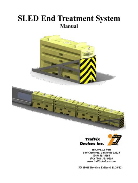 SLED End Treatment System Installation Procedure Manual